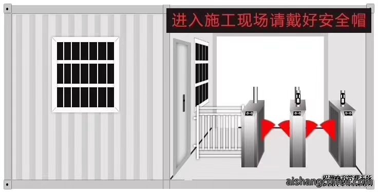 青岛实名制劳务通道门禁系统安装案例 - {dede:global.cfg_webname/}